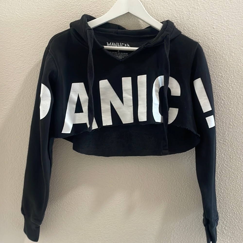 Panic at the disco crop concert hoodie